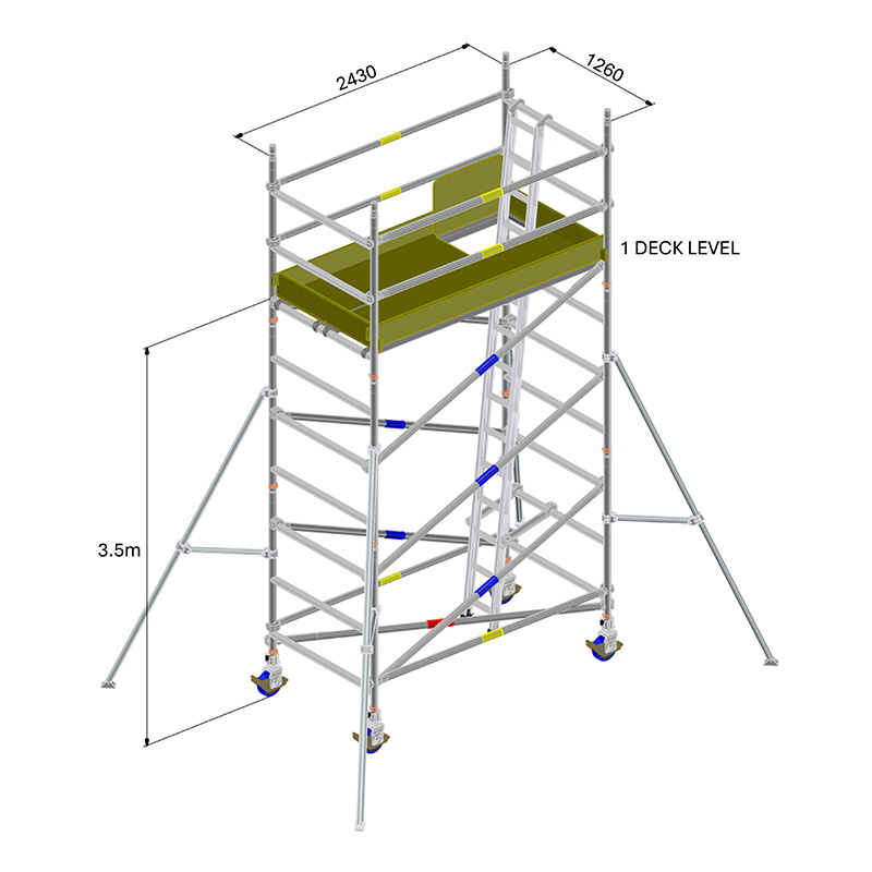Aluminium Scaffold 12FT / 3.6m