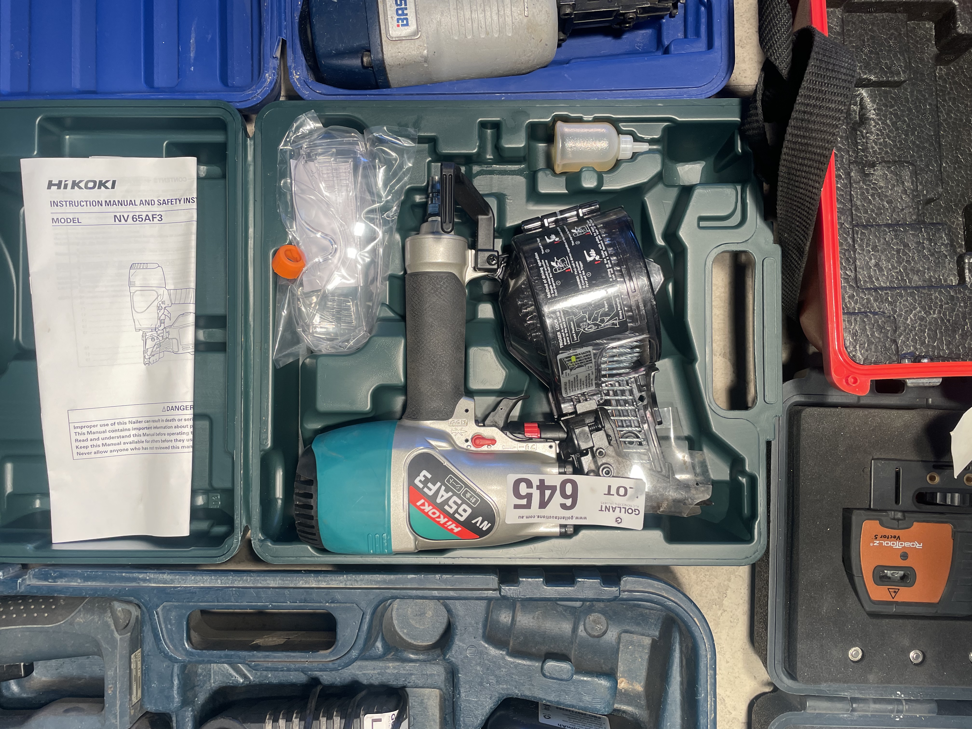 HiKOKI NV65AF3 65mm pneumatic coil nailer