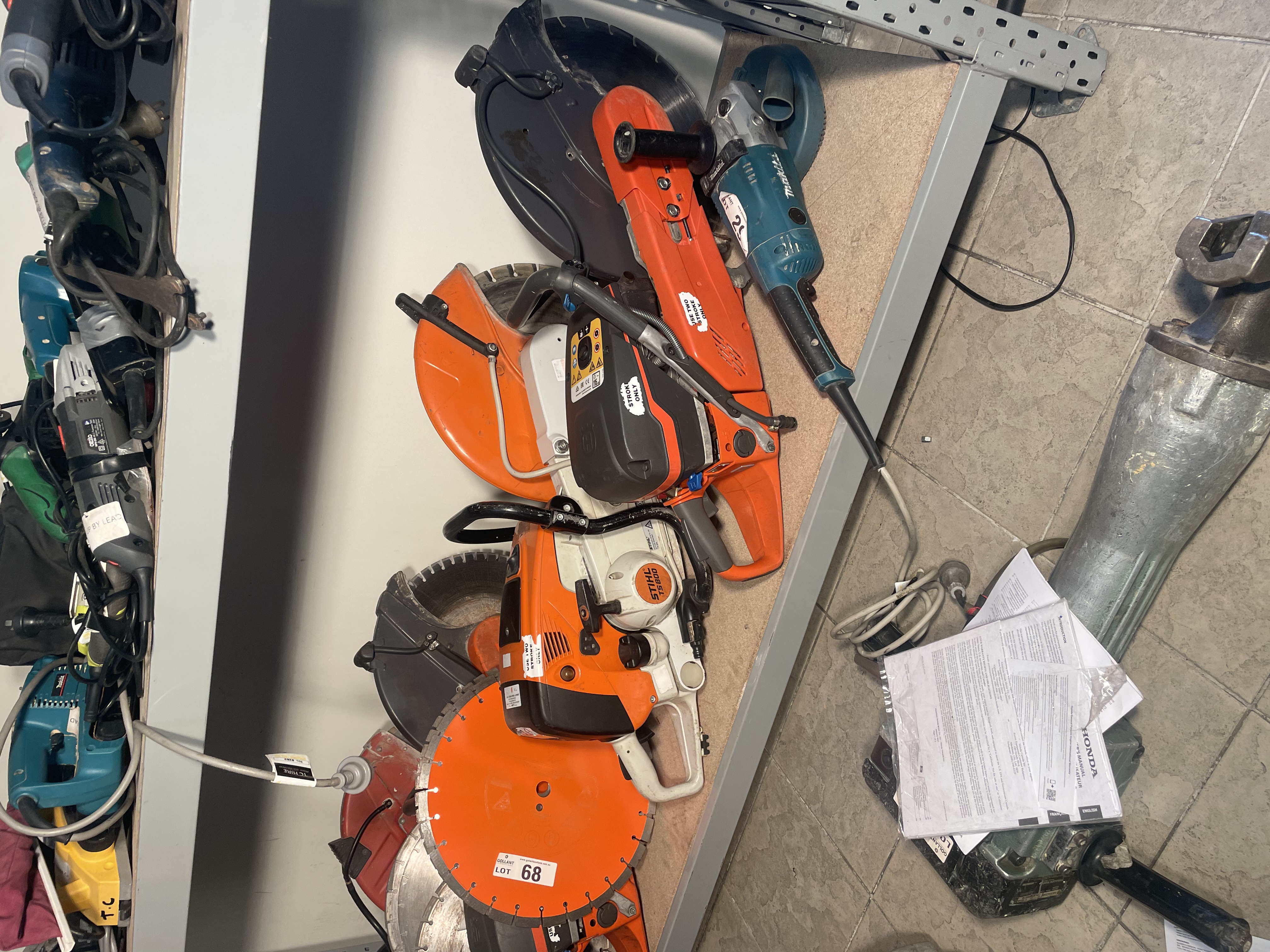 Stihl TS 800 petrol cut-off machine.