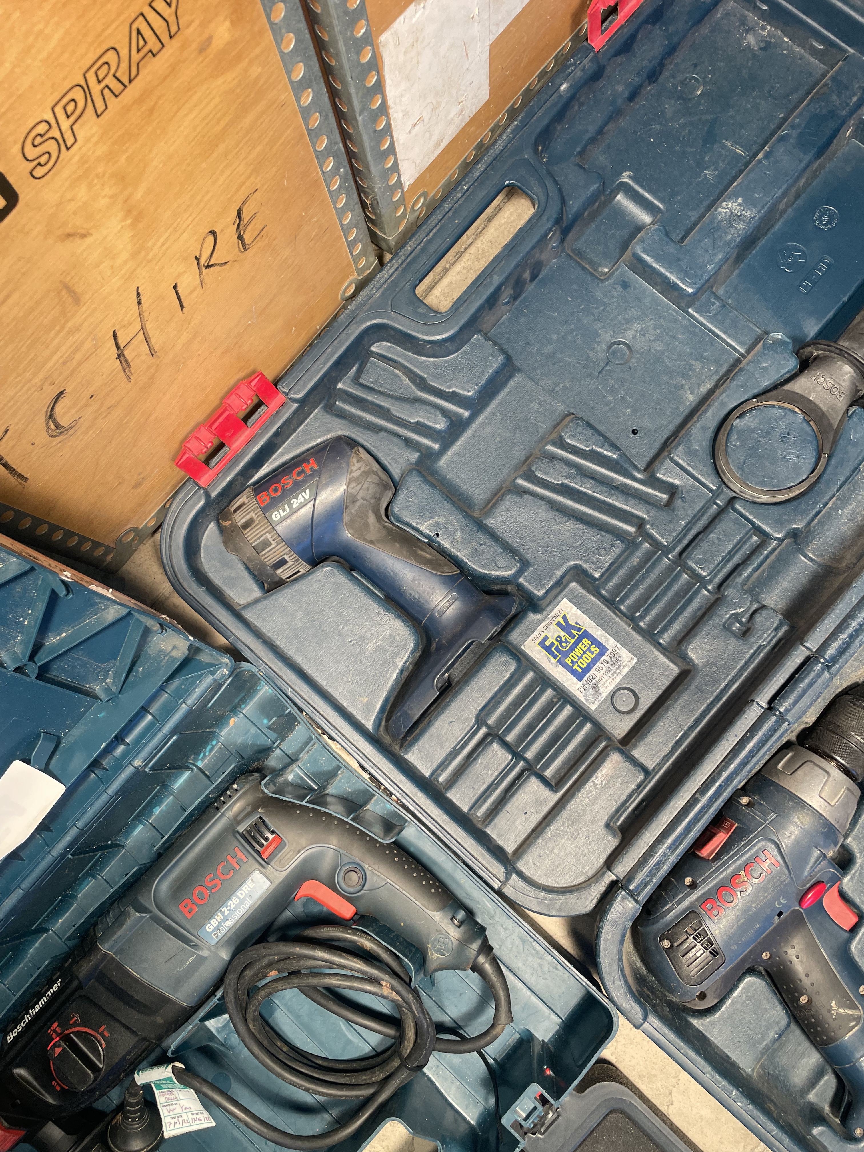 Bosch GLI 24V cordless work flashlight