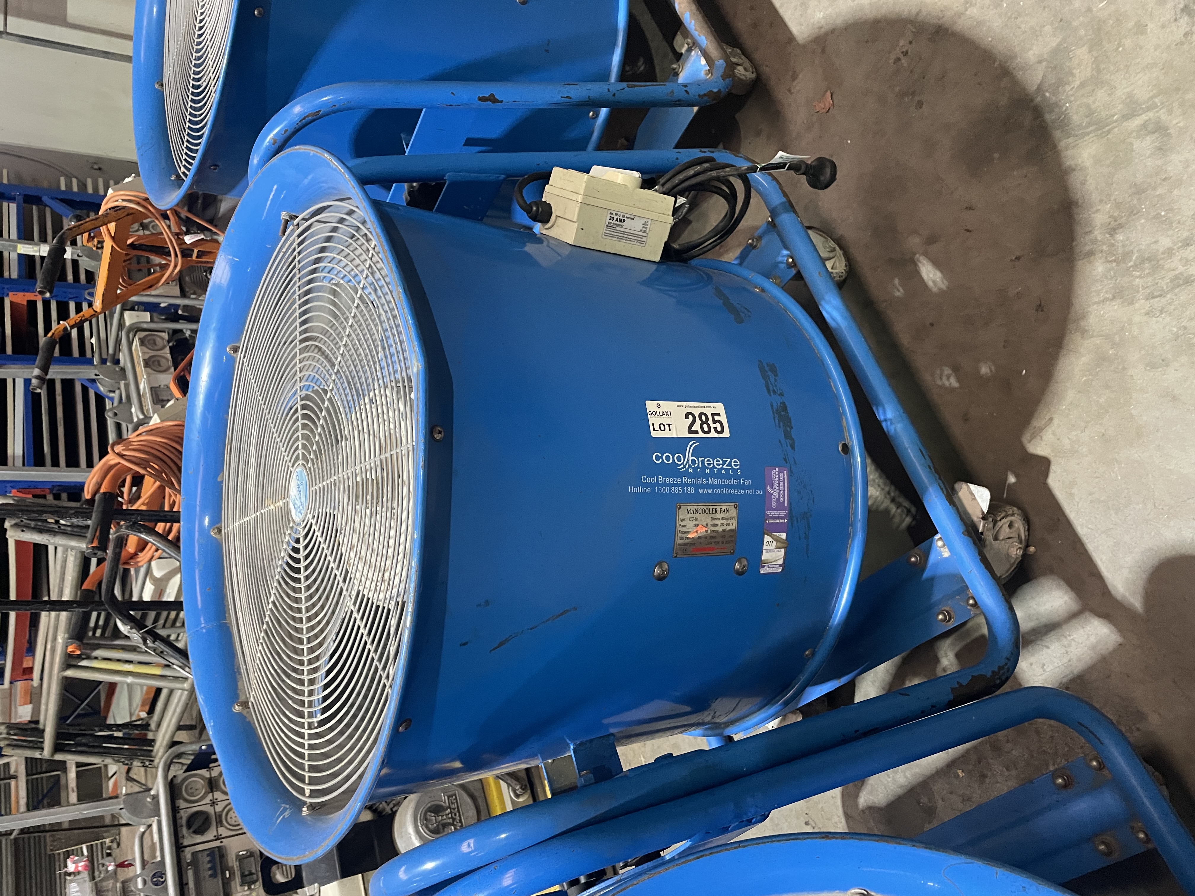 Cool Breeze Industrial Portable Fan