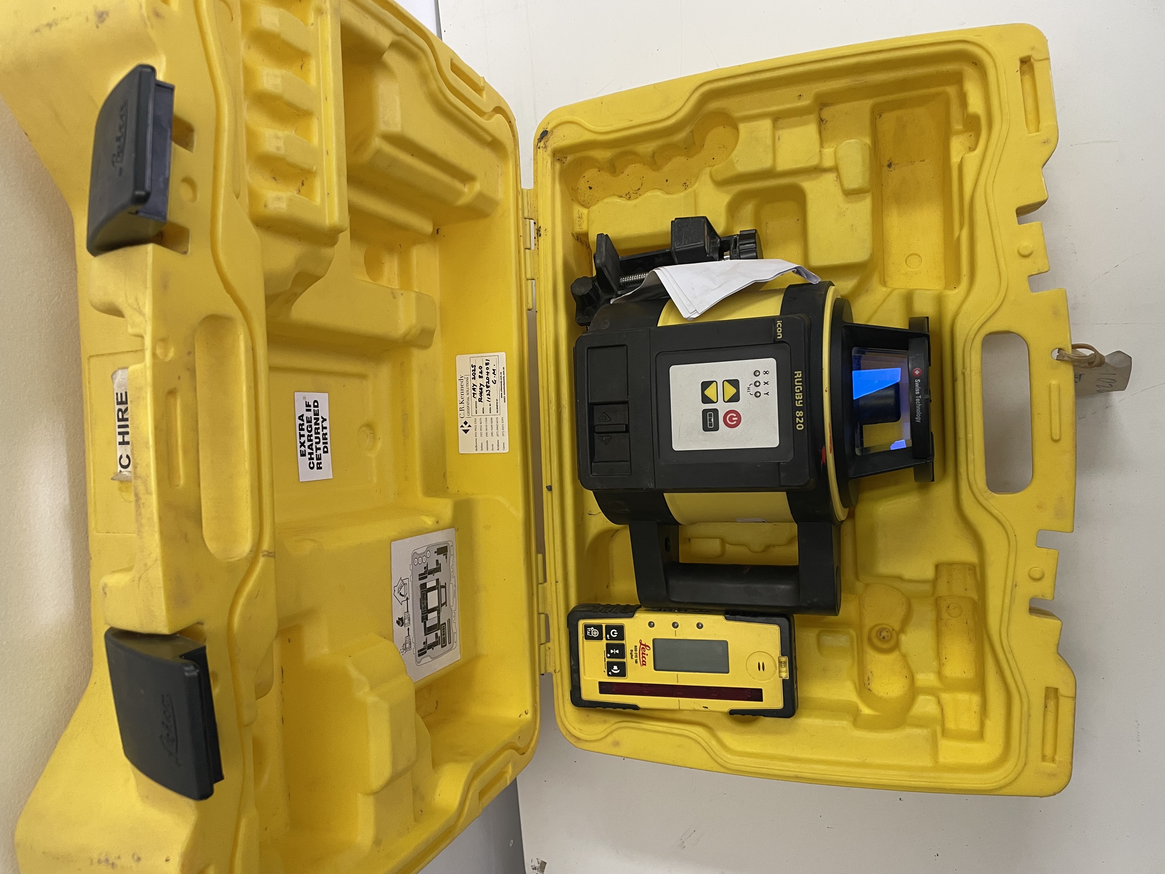 Leica Rugby 820 Rotary Laser Level
