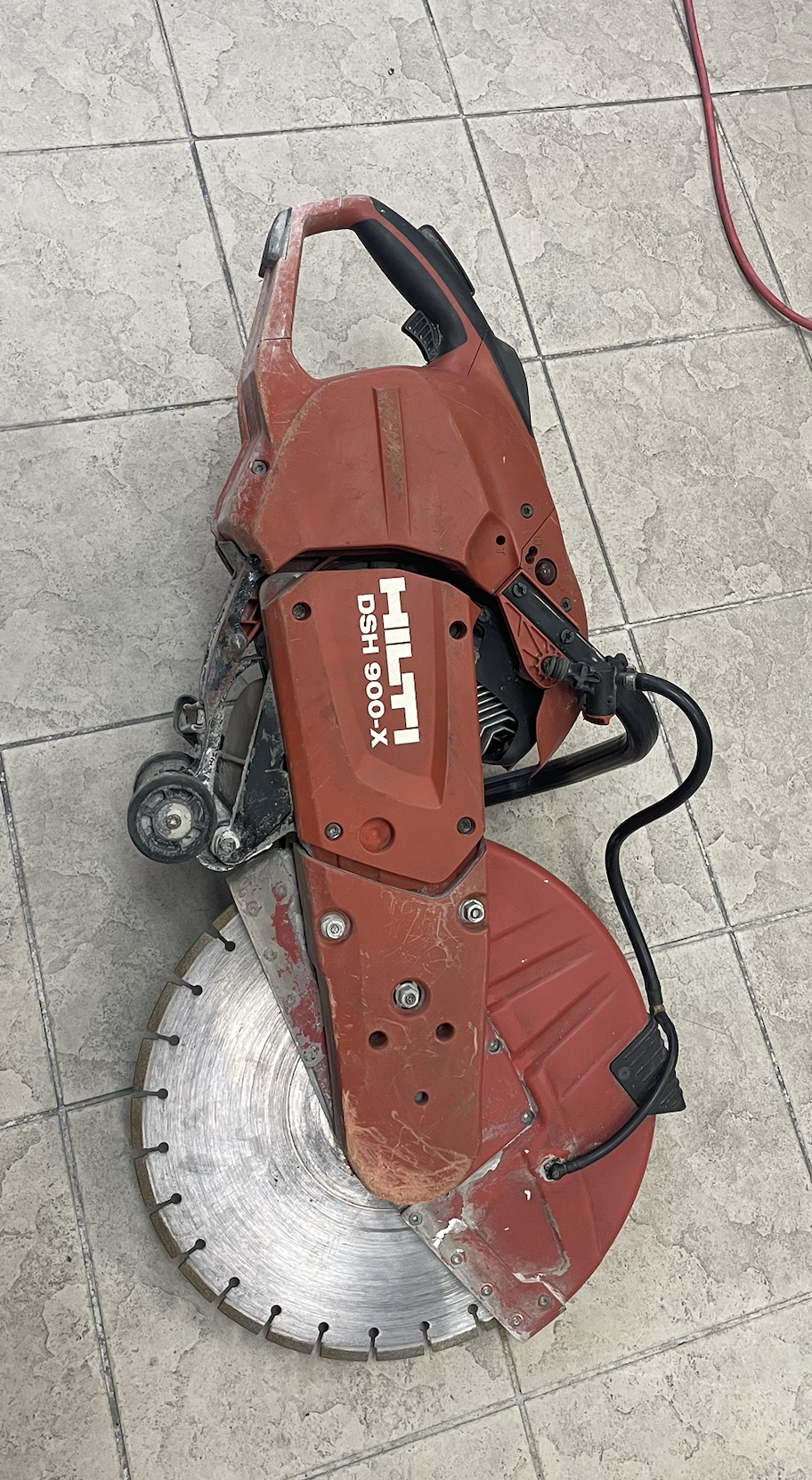 Hilti DSH 900-X gasoline-powered cut-off saw.