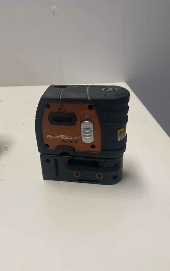 Crossline laser level kit.
